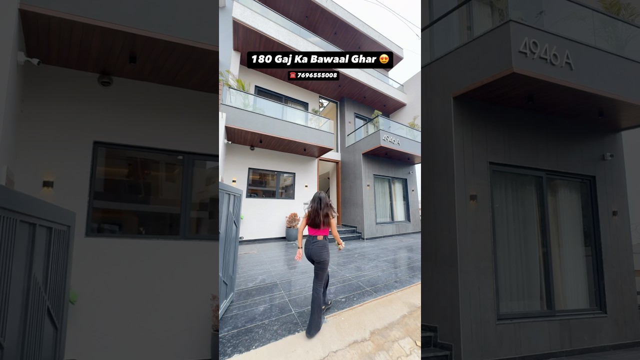 180 Gaj Ka Bawaal Ghar 😍 #homedesign  #housedesign #interiordesign #youtubeshorts