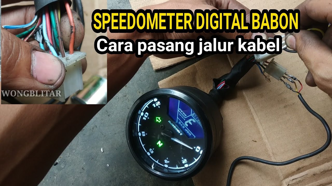 Cara cek jalur kabel speedometer digital babon