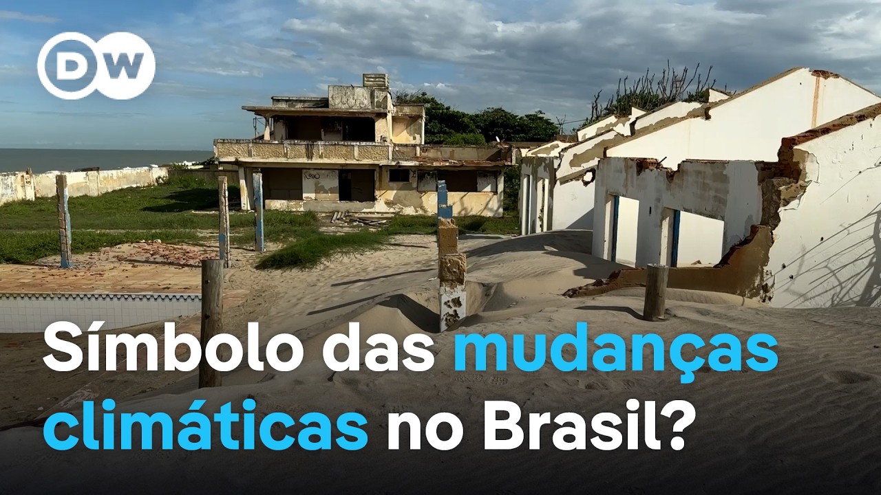 A praia brasileira que o mar está engolindo