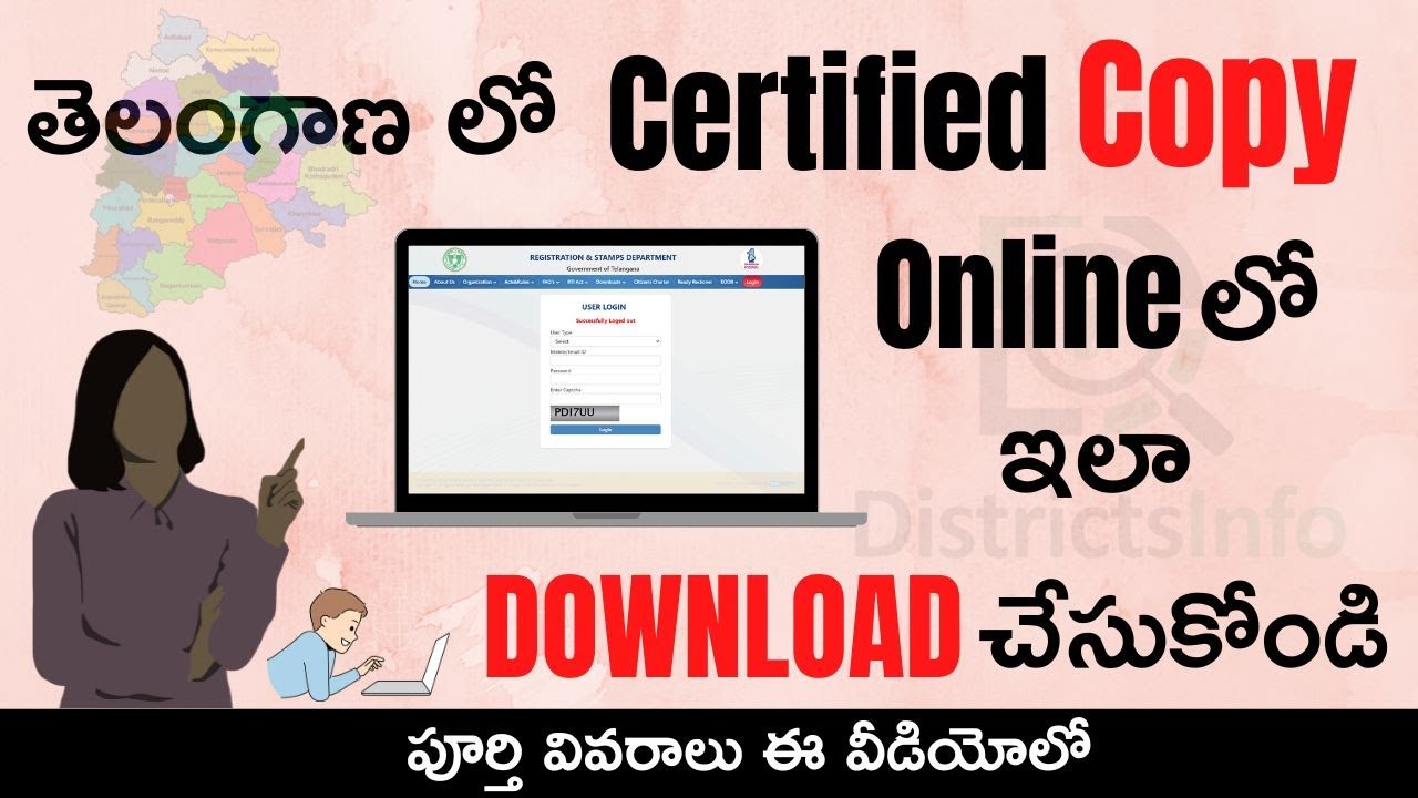 Certified Copy Download Telangana | Telangana State Property Certified Copy Download Online Telugu