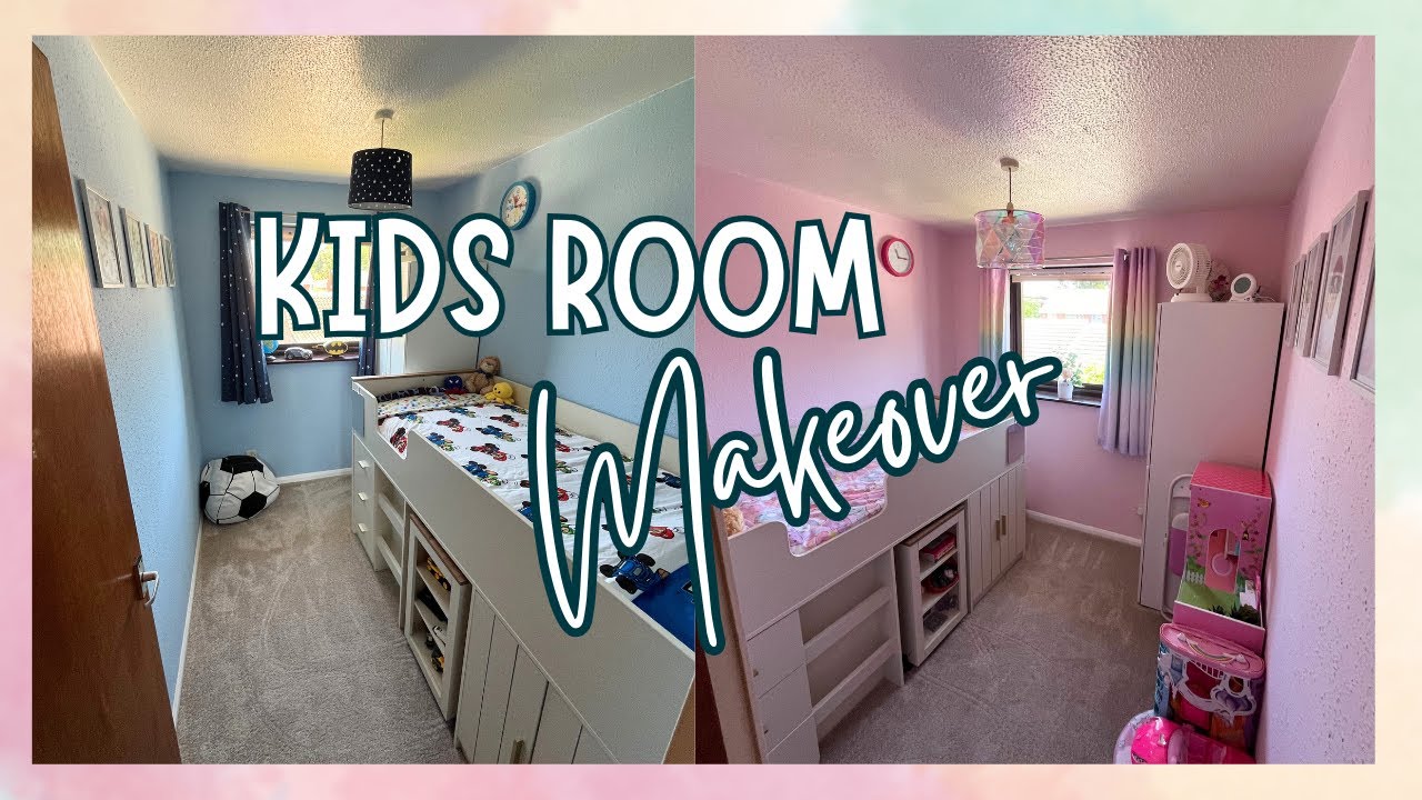 KIDS BEDROOM MAKEOVER | SMALL BEDROOM ORGANISATION UK
