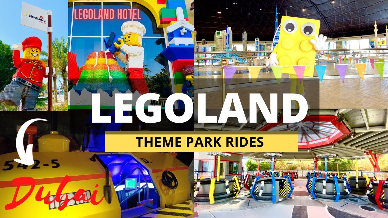 [4K] LEGOLAND DUBAI!! Rides Full Tour & LEGOLAND HOTEL! Dubai Parks and Resorts | Walking Tour