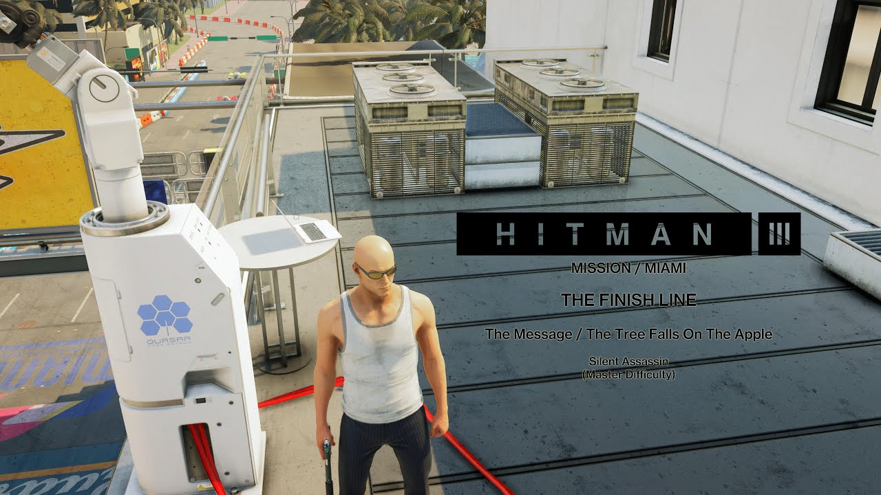 HITMAN 3: Miami - The Message / The Tree Falls on the Apple (Master Difficulty, SA)