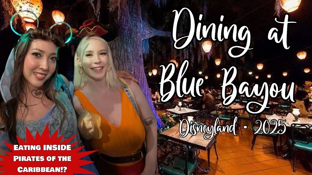 You Can Eat INSIDE the Pirates of the Caribbean Ride!? Dining at Blue Bayou in Disneyland, CA!!