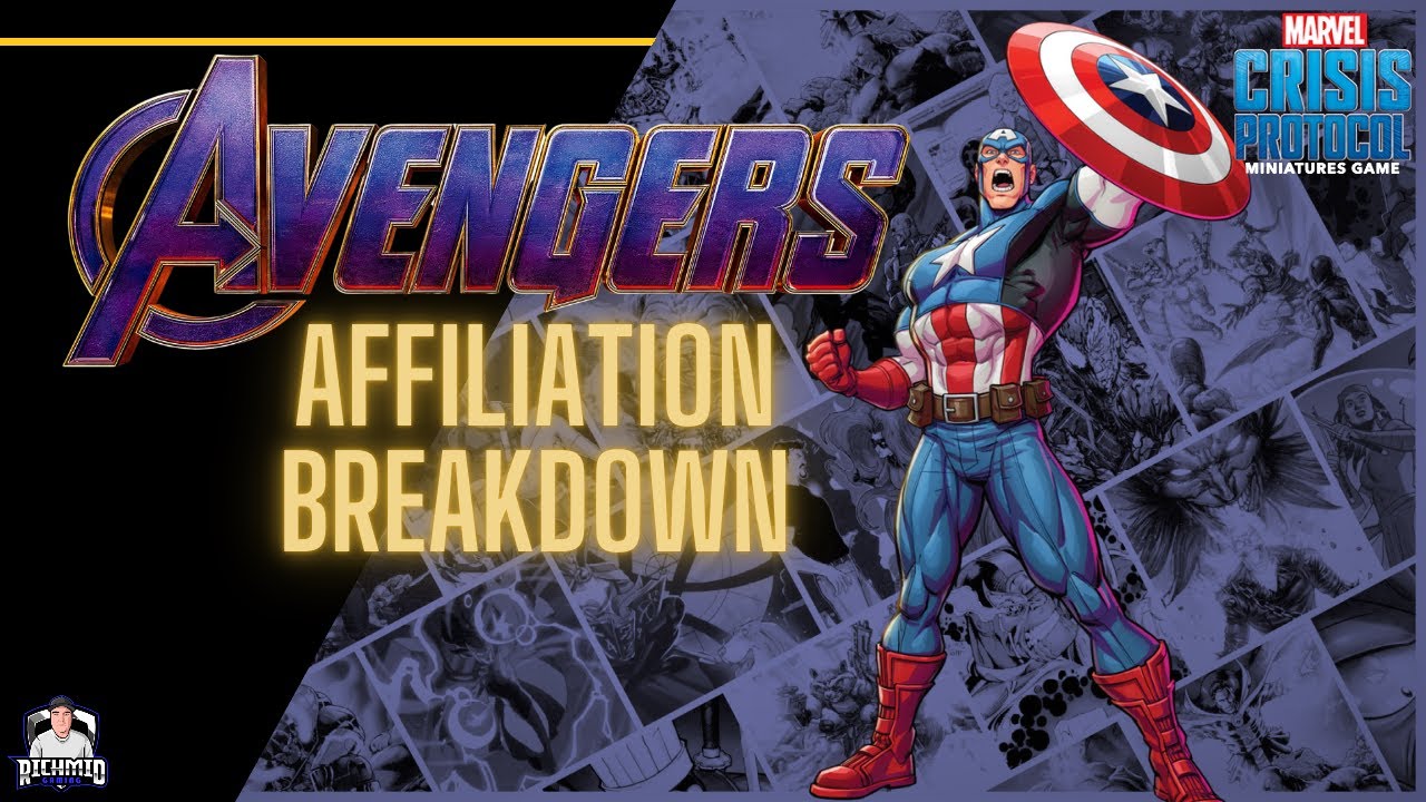 Marvel Crisis Protocol: Avengers Affiliation Breakdown in under 45 minutes (ish)