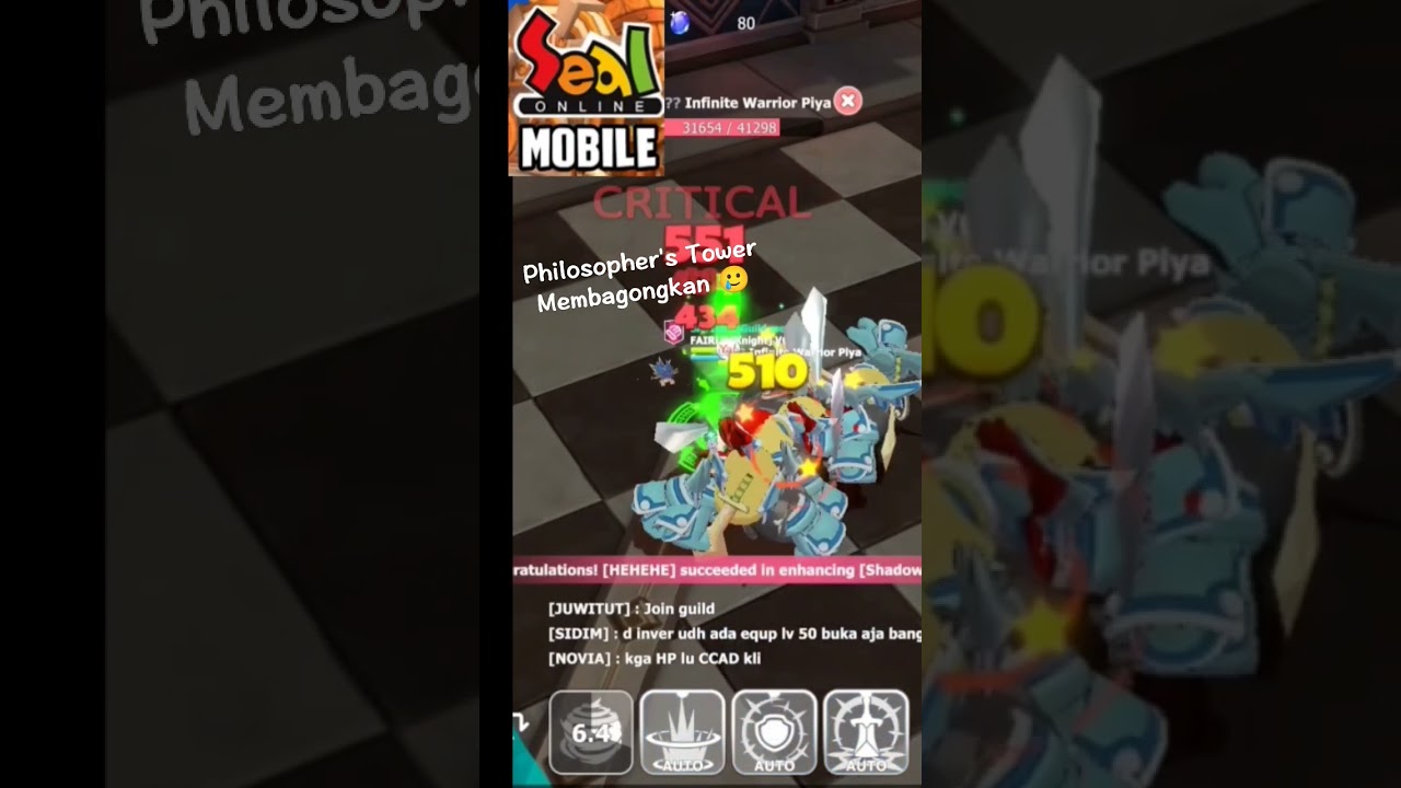 Journey to Philosopher's Tower. Seal Mobile SEA Close Beta. #sealmobile #playwith #knight