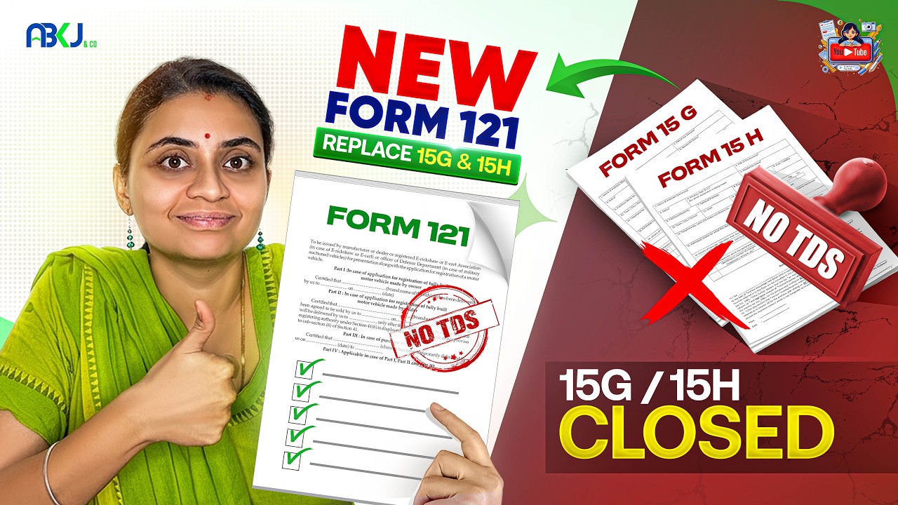 💥 Form 121 Explained | How to Avoid TDS Legally (Section 393(6)) 📄