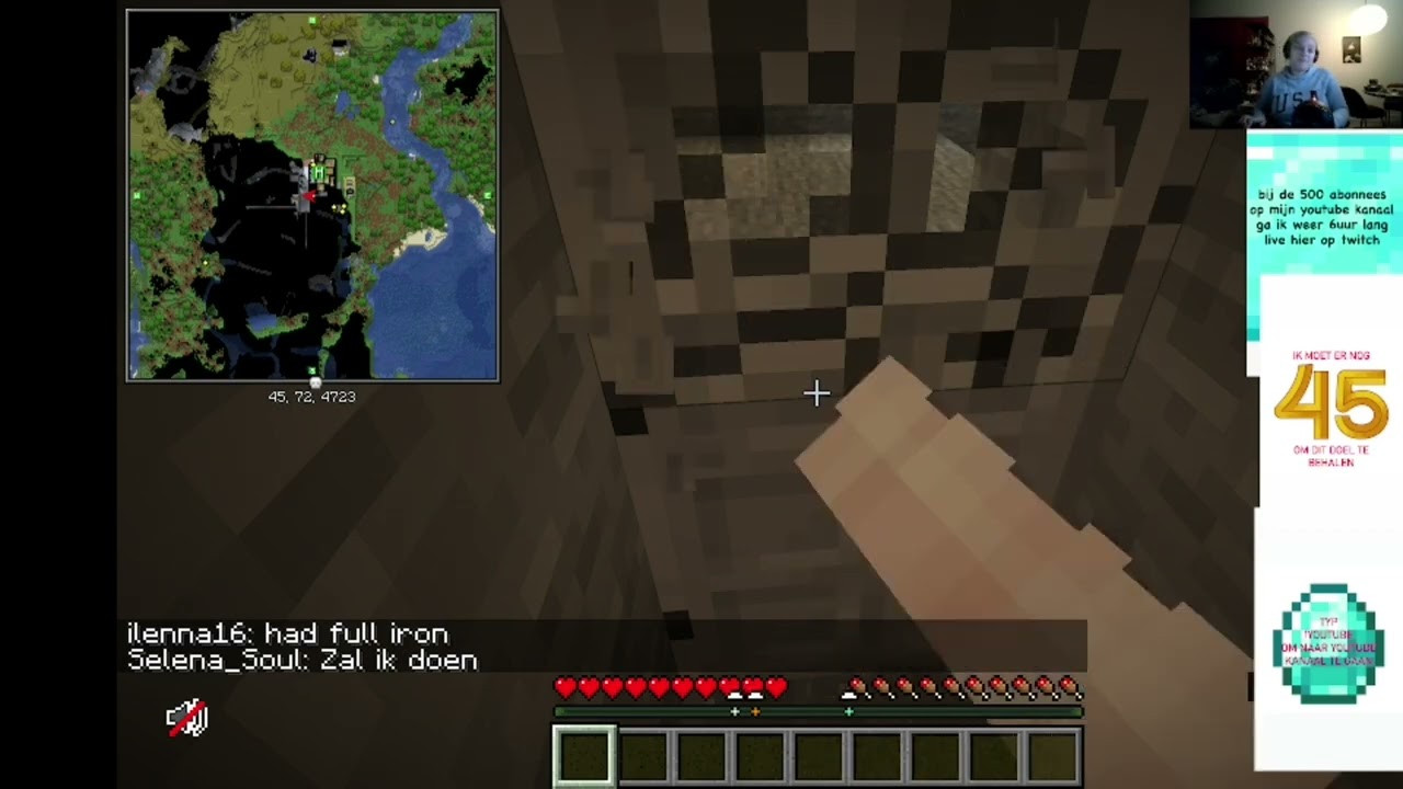 we gaan weer een avontuur beleven op de community server minen