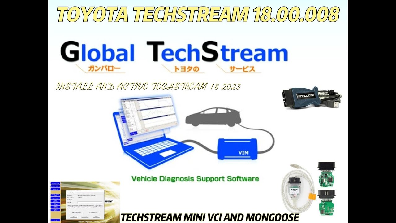 Install Toyota Techstream 18.00.001 software