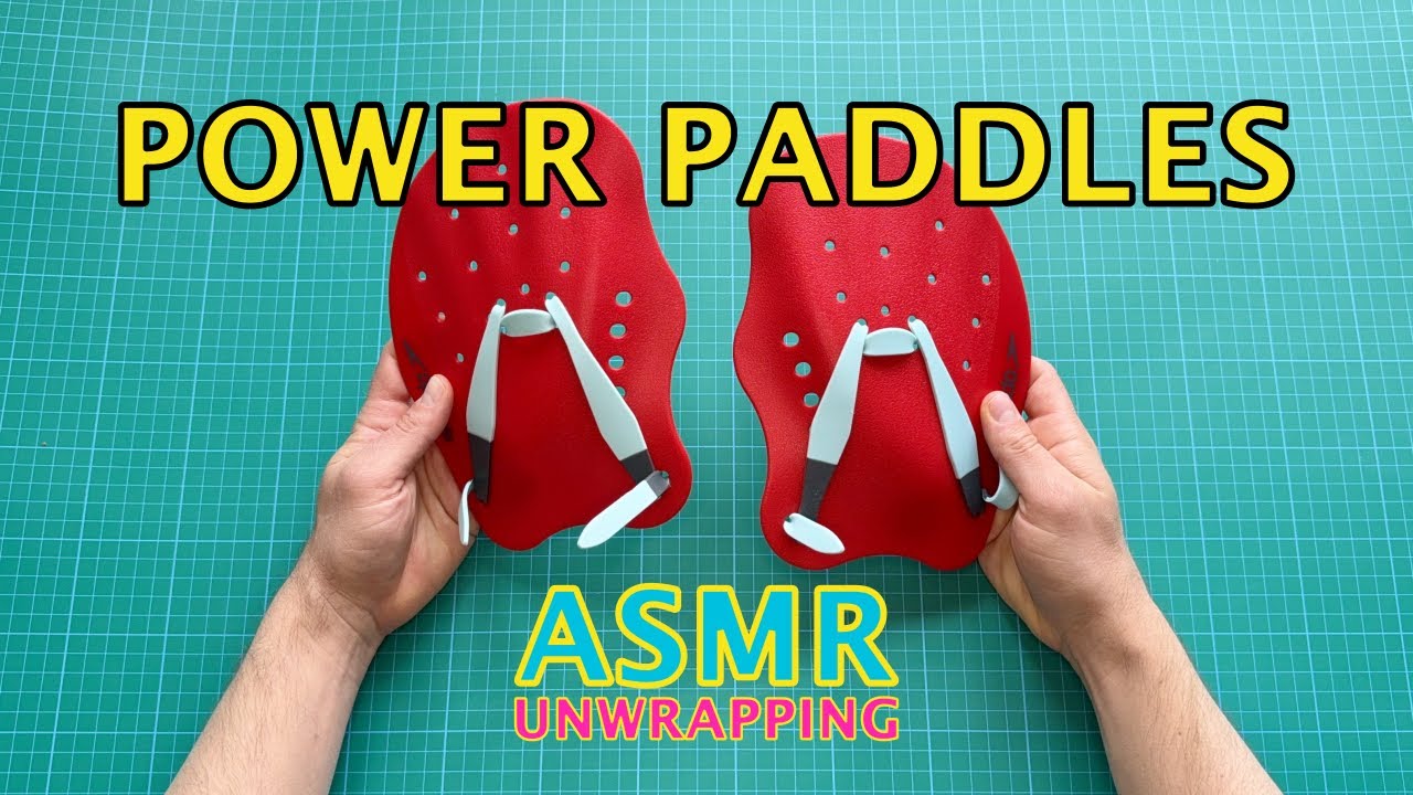 Speedo Tech Paddles Unboxing | 4K60 No-Talk Swim Gear