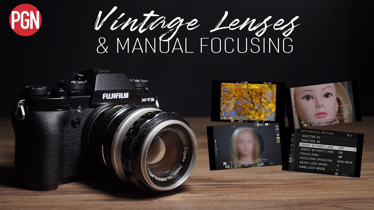 Fujifilm X-T3: Using vintage lenses and manual focusing options