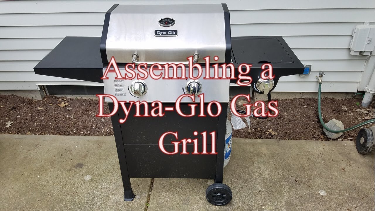 Газовый гриль Dyna Glo #DGF350CSP в сборе