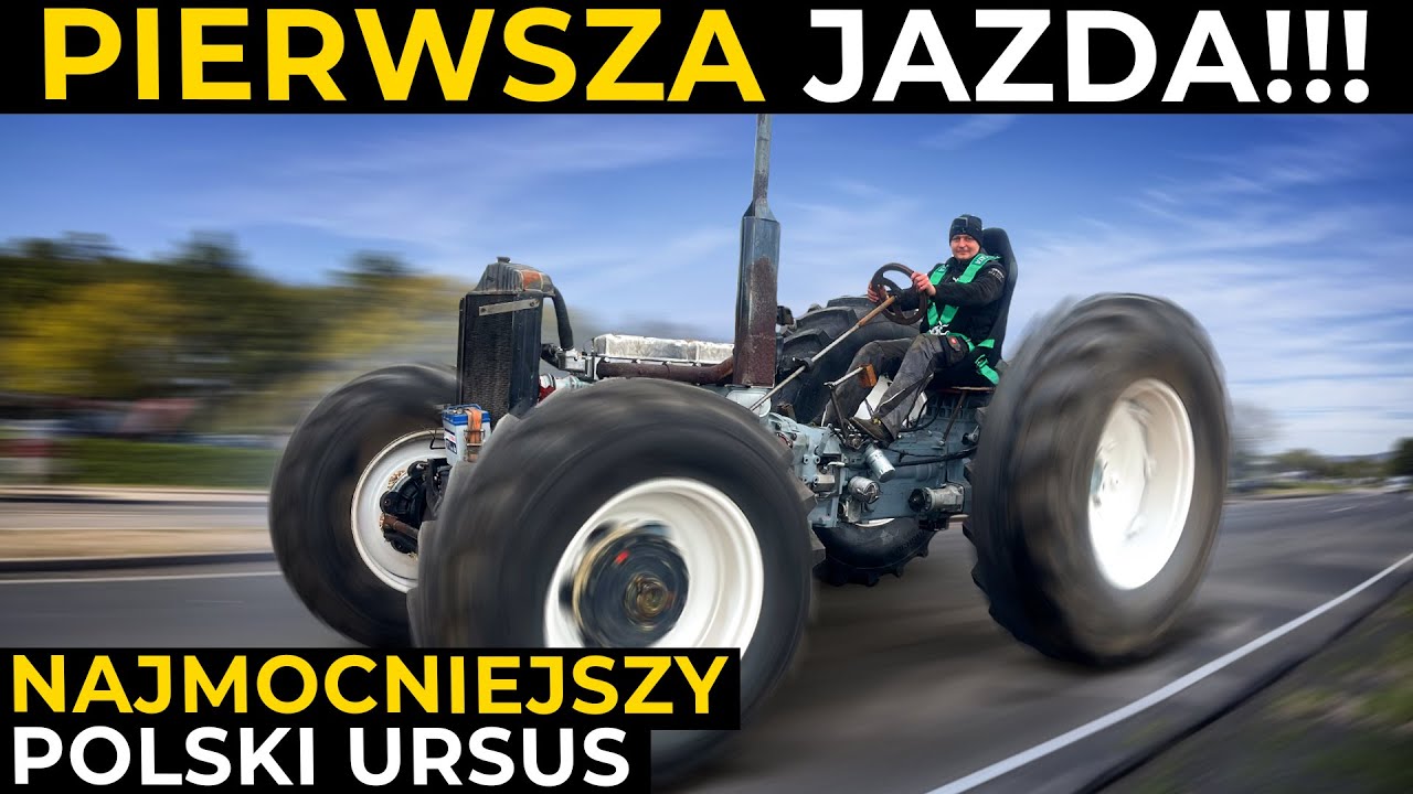 Pierwsza JAZDA NAJMOCNIEJSZYM URSUSEM w POLSCE !! URSUS 1222 TURBO 4x4 300 Koni !!
