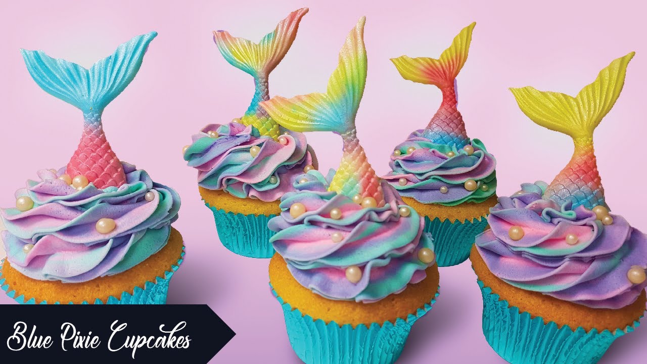 How to make Mermaid Cupcakes