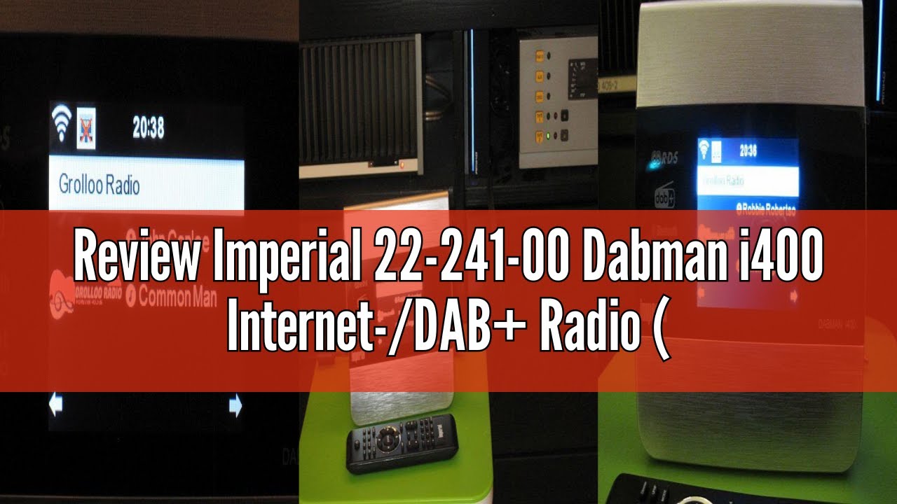 Review Imperial 22-241-00 Dabman i400 Internet-/DAB+ Radio (Stereo Sound, Internet/DAB+/DAB/UKW, Blu