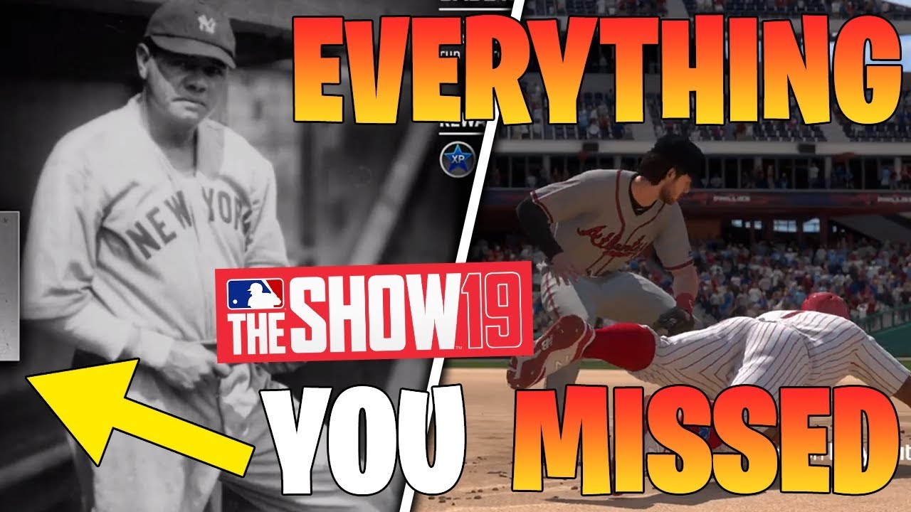 EVERYTHING You Missed in the MLB The Show 19 Gameplay Trailer in 48 Seconds