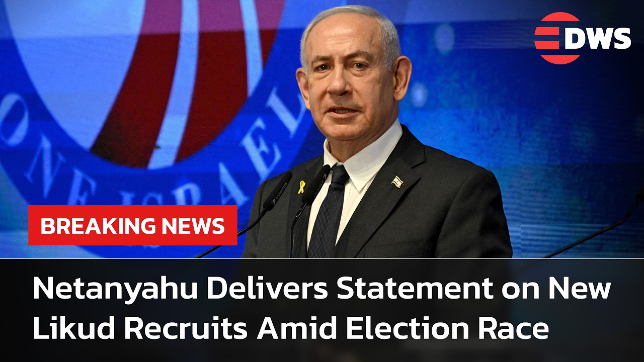 FULL REMARKS: Netanyahu Delivers Statement on New Likud Recruits Amid Election Race | AC15