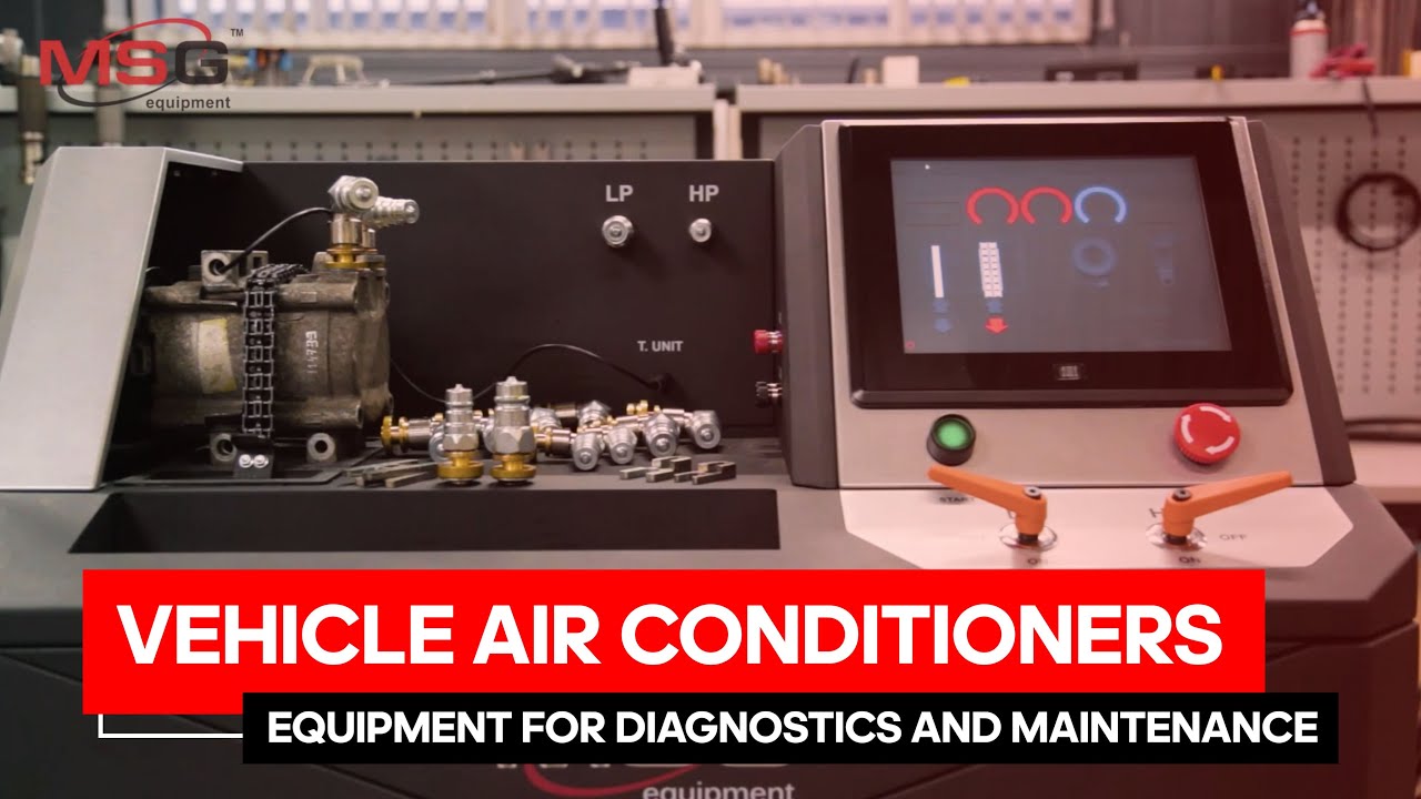 Equipment for diagnostics and maintenance of vehicle air conditioners MS111, MS101P, MS121