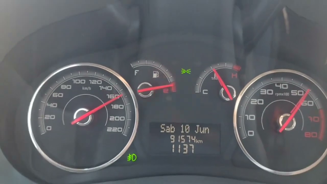 Palio Attractive 1.0 2014 - 0 a 100km/h e Top Speed na RETA!