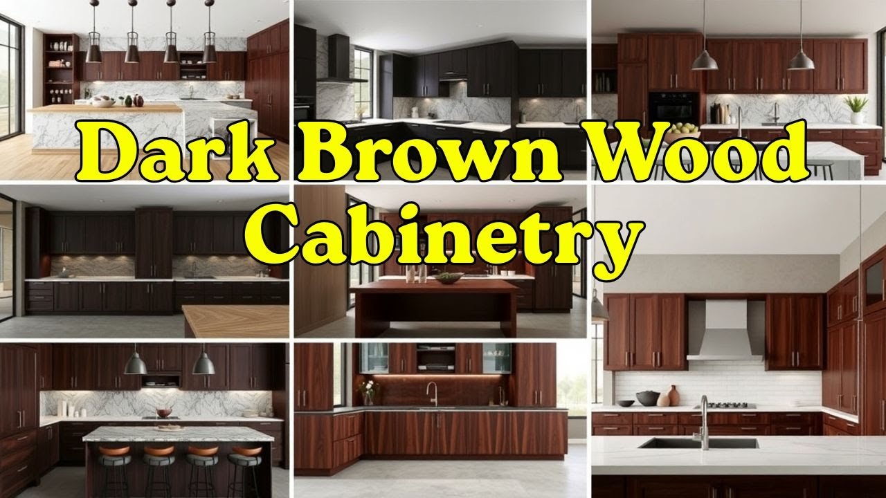 Beautiful Dark Brown Kitchen Cabinet Ideas That Elevate Your Entire Home Design Inspiration