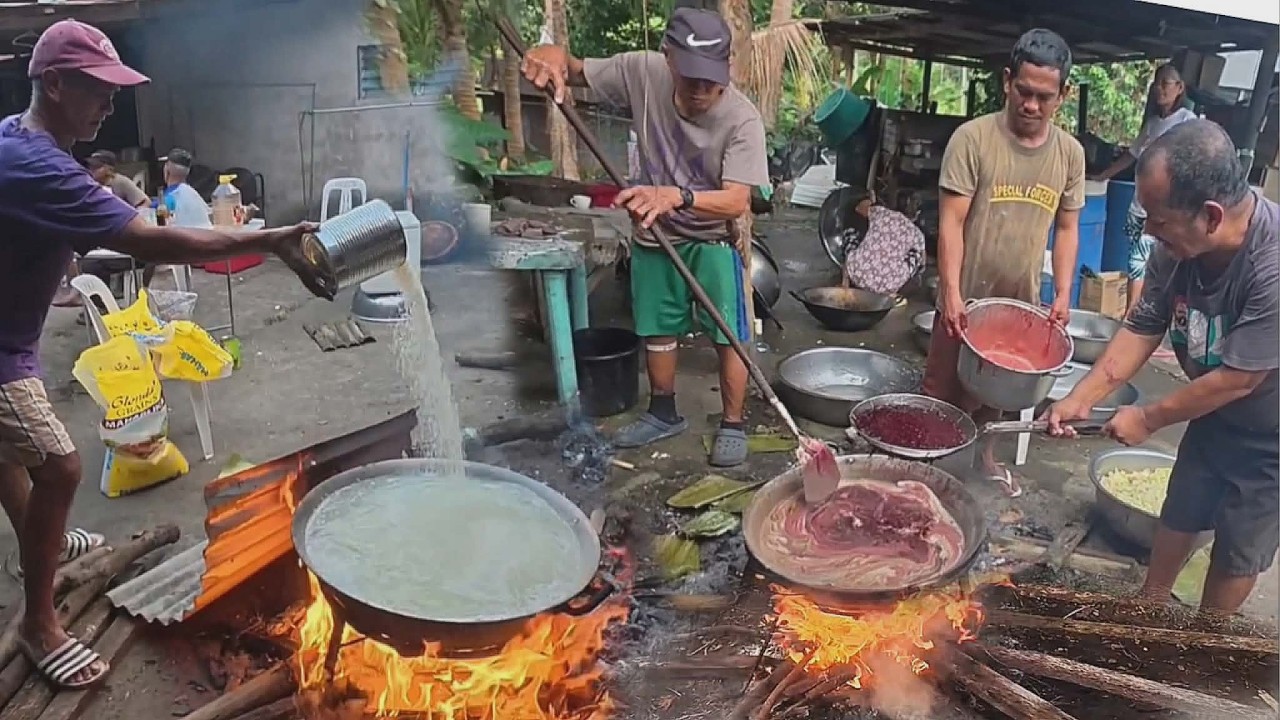 Cooking one whole pig, Filipino recipes for 1st biirthday celebration