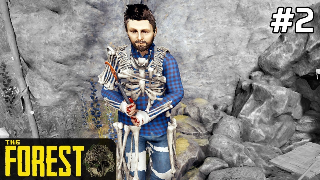 The Forest PL Gameplay [#2] ZBROJA z Kości /z Skie