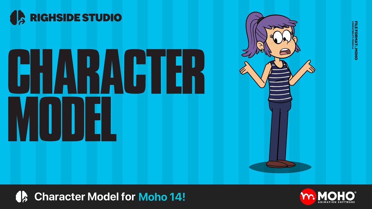 💡 Character Model for Moho 14 💡 - 310120261840