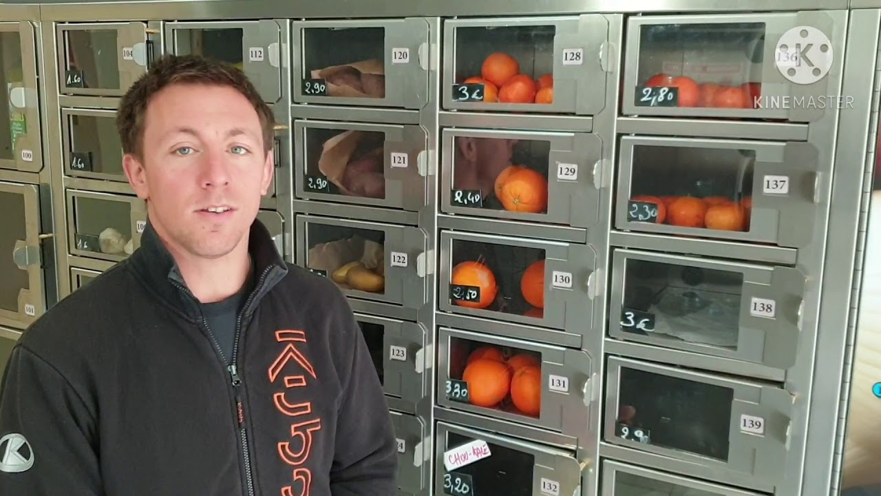 Jérémy Garcia, maraîcher qui gère le distributeur automatique de fruits et légumes à Dax