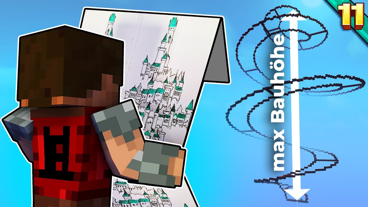 Ich baue ein Luftschloss in Craft Attack 11