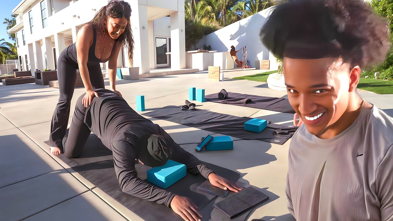 DuB и Aaliyah занимаются горячей йогой для пар! (при участии Tee Tee и Aries)