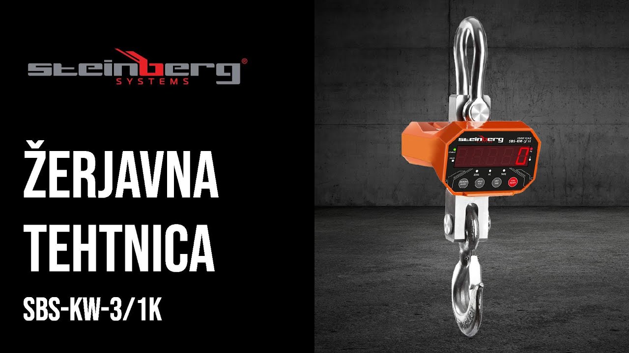 Žerjavna tehtnica Steinberg Systems SBS-KW-3/1K | Predstavitev izdelka 10030084
