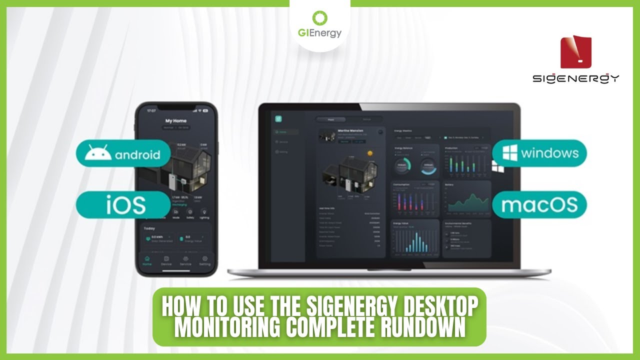 Как использовать систему мониторинга рабочего стола Sigenergy — подробное руководство.