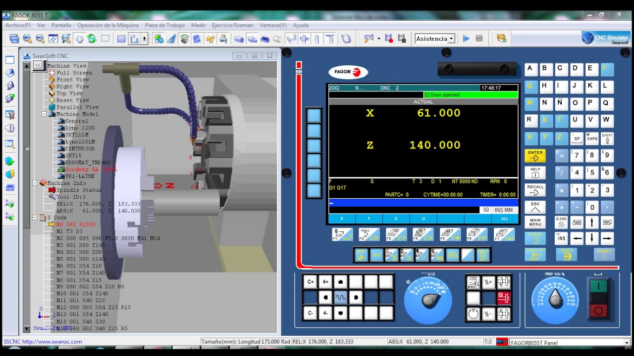 SWANSOFT FAGOR 8055T