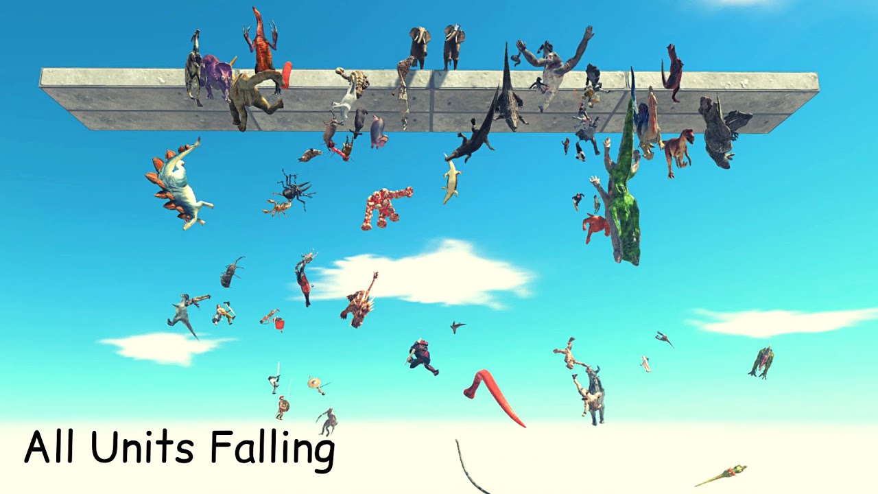 All Units Falling ARBS | Animal Revolt Battle Simulator