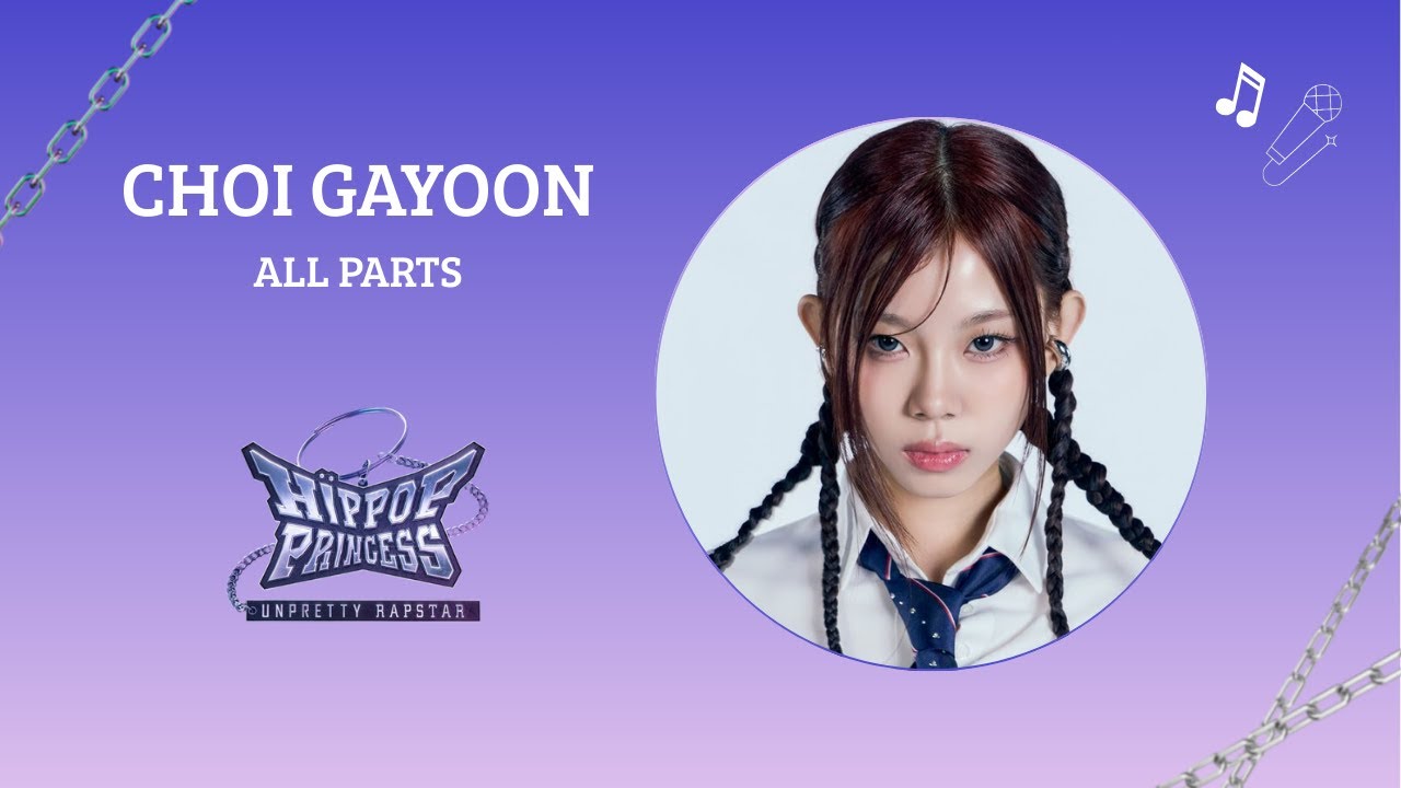 CHOI GAYOON 최가윤 チェ・ガユン (Hip Pop Princess) - All Parts