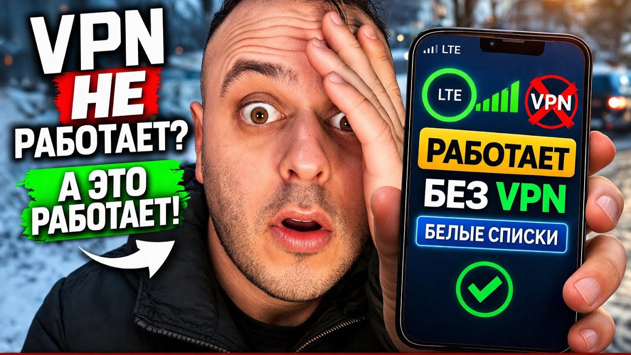 VPN УМЕР&hellip; но ЭТО работает без VPN (мобильная сеть + CarPlay) Телеграм WhatsApp Белые списки