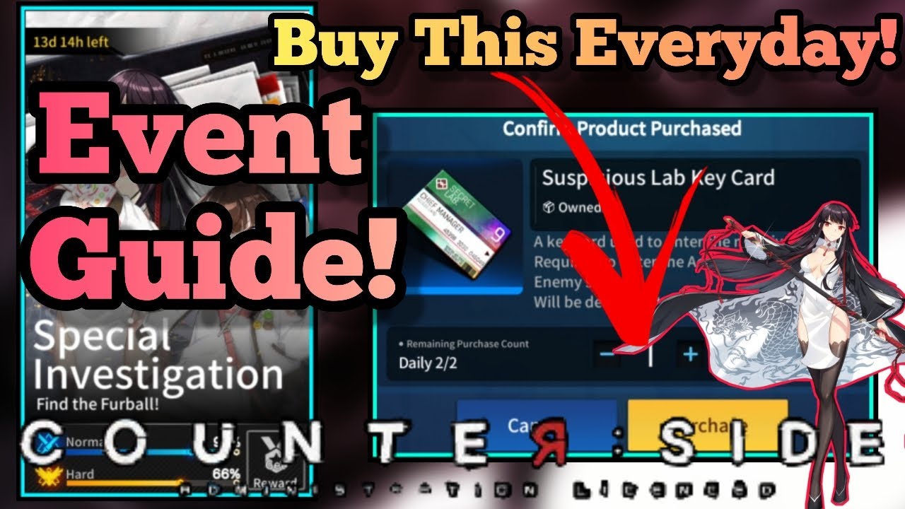 Counter:Side - Event Guide & Event Shop Guide! [Special Investigation Event]