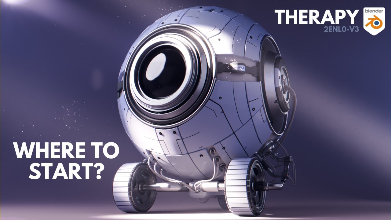 Blender Therapy: Where to Start with Hard Surface Modeling | Blender 4