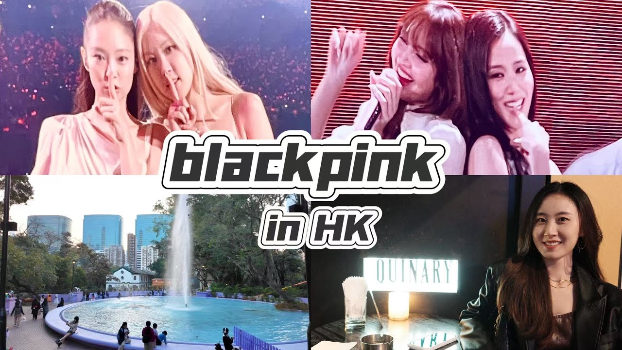 香港vlog｜羊毛薅了，bp见了，腿也麻了｜blackpink world tour in Hong Kong| travel to hong kong| Jennie Lisa Jisoo Rose