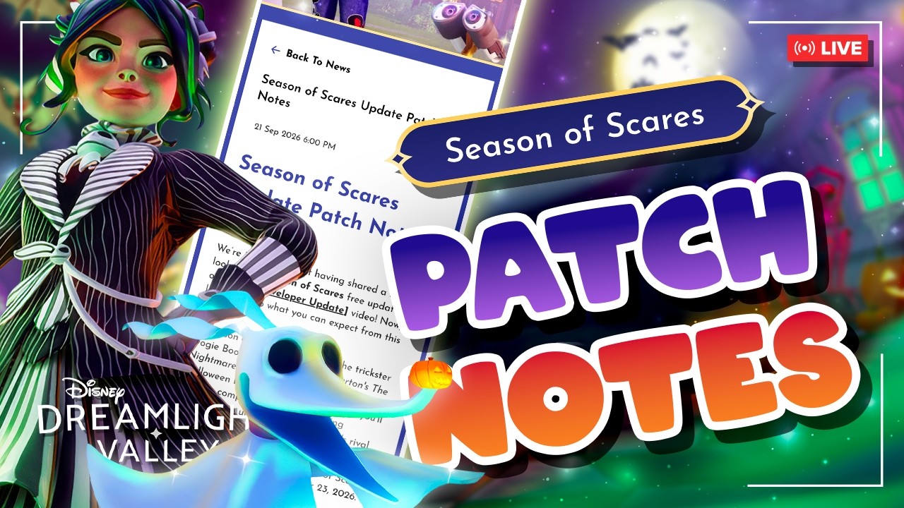 🎥 Oogie Boogie PATCH NOTES! What&rsquo;s Changed? Let&rsquo;s Break Them Down | Disney Dreamlight Valley