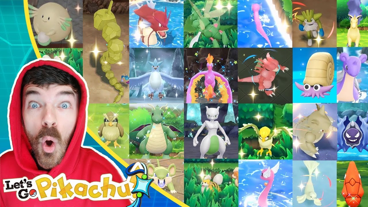 Over 100 *HILARIOUS SHINY REACTIONS* in Pokemon Let's Go! Epic 3 Hour Shiny Reaction Compilation