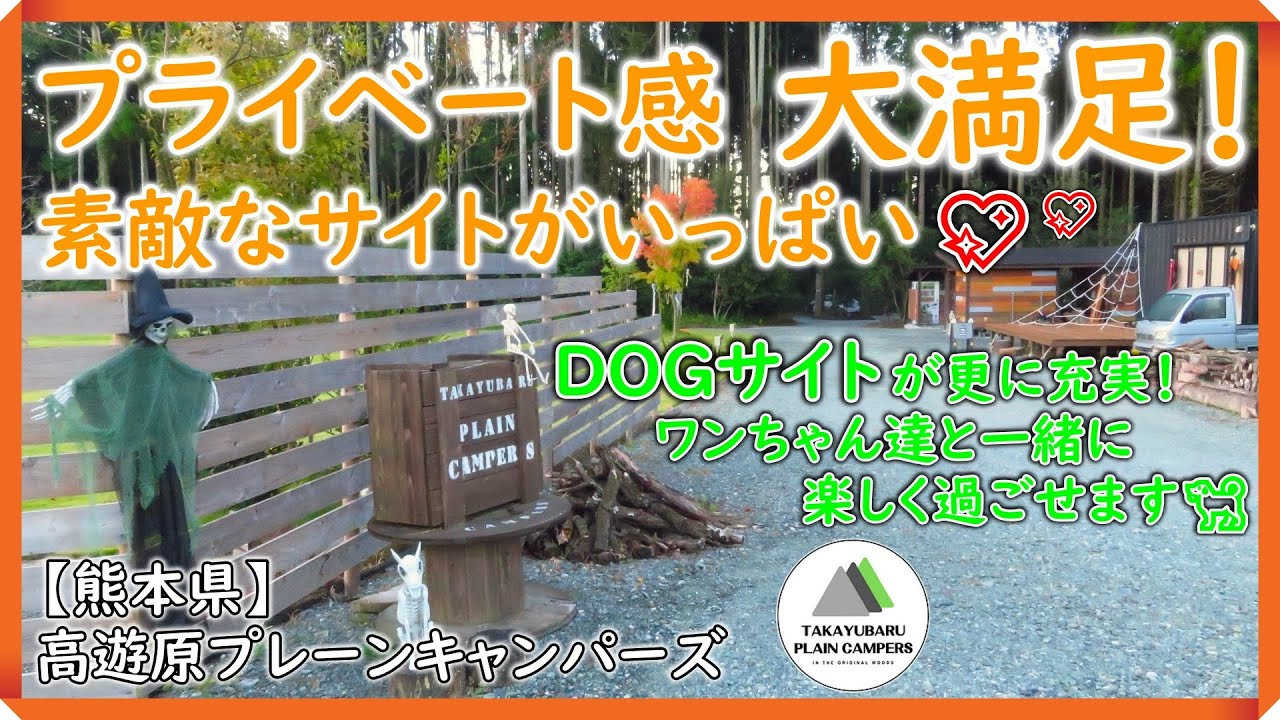 【夫婦キャンプ】高遊原プレーンキャンパーズ　『素敵な森エリアで秋キャンプを楽しむ⛺ ドックサイトも充実🐕️』　