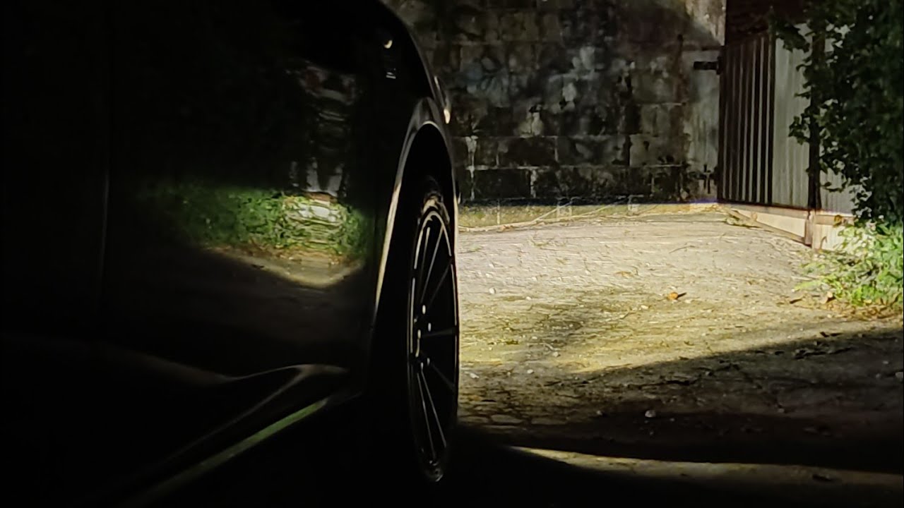 led 4300k 30000lm no baixo ! teste na estrada com o Corolla 2012!