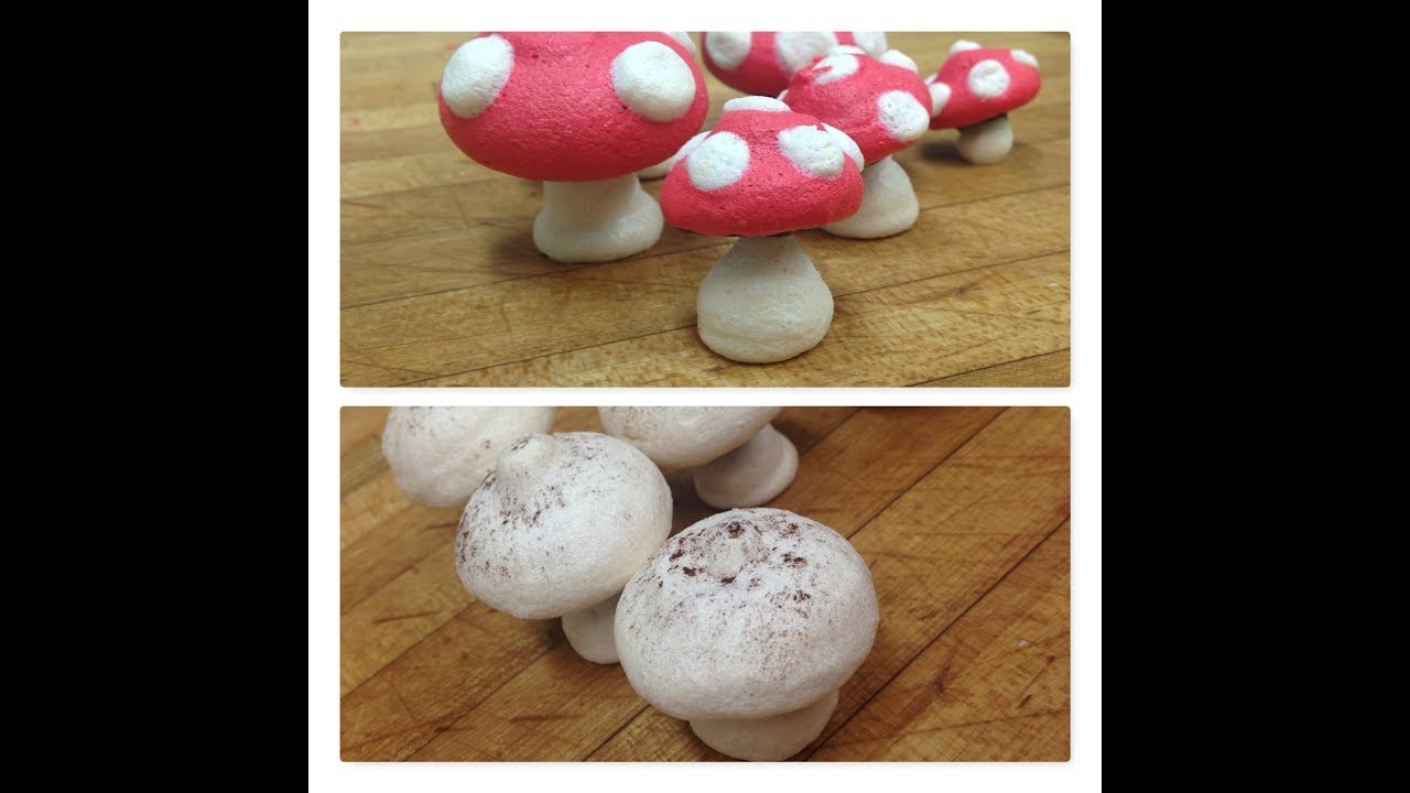 Meringue Mushroom and Toadstool Tutorial