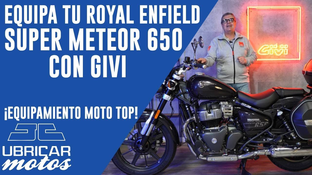 Equipa tu Royal Enfield Super Meteor 650 con GIVI | ¡Equipamiento moto TOP!