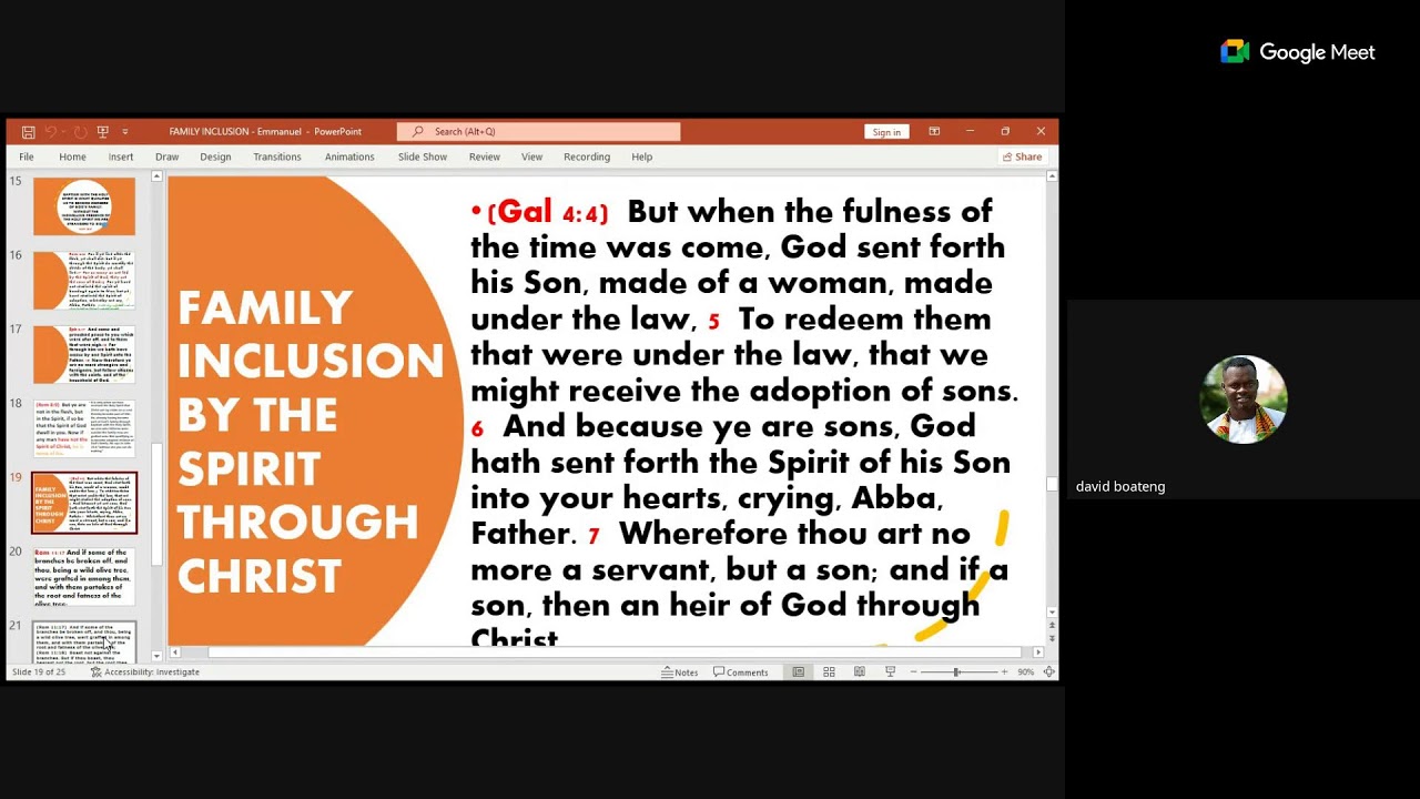 Morning Watch devotion (Twi)