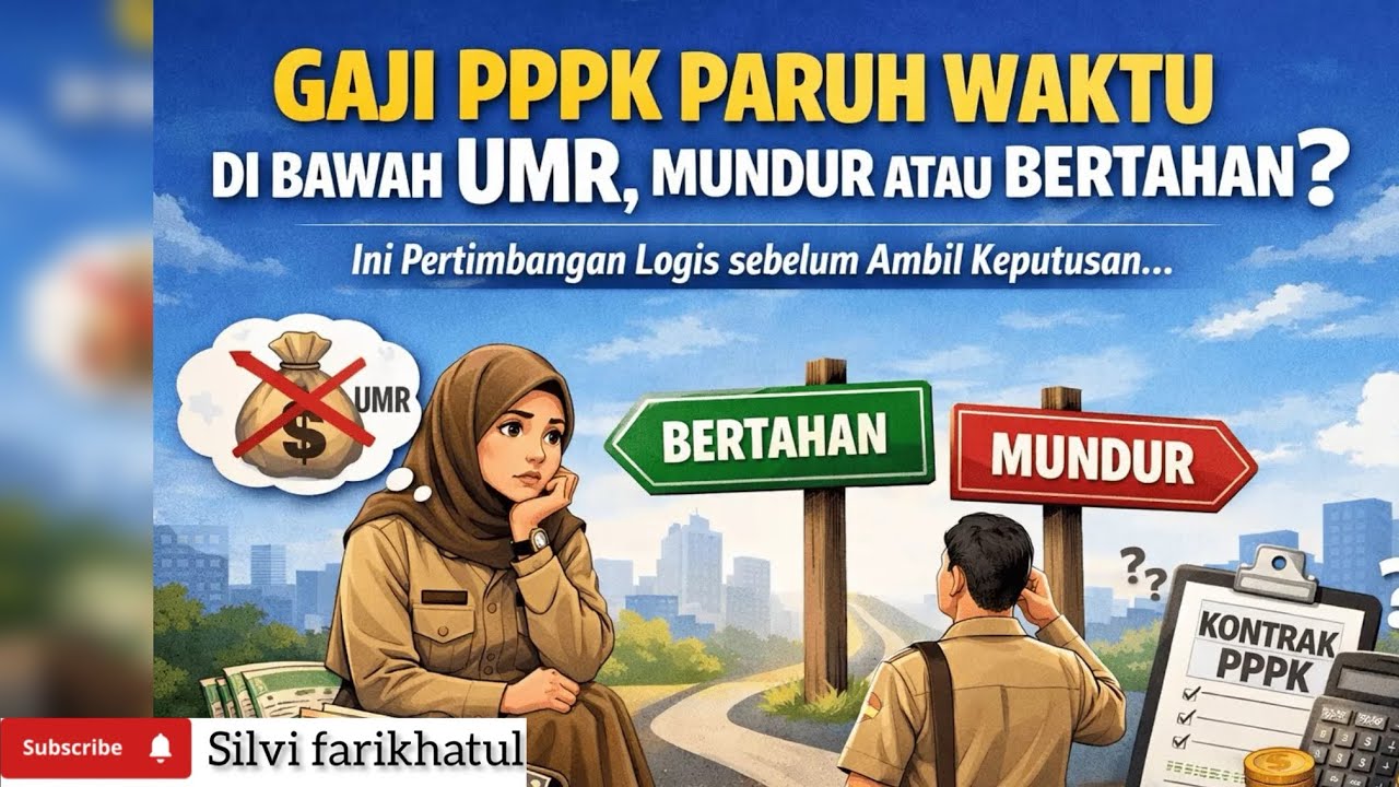 GAJI PPPK PARUH WAKTU JAUH DIBAWAH UMR? MUNDUR ATAU BERTAHAN?