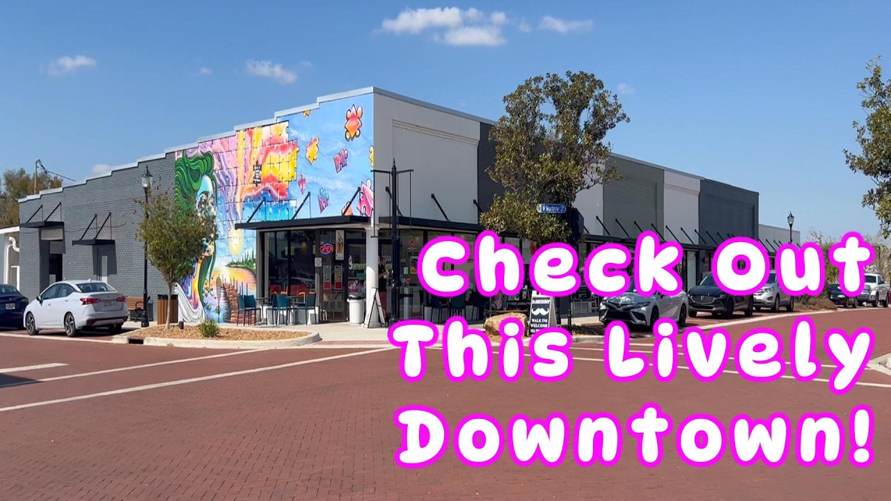 Downtown Clermont, Florida and Lunch at Salt Shack!  PB&J Adventures!