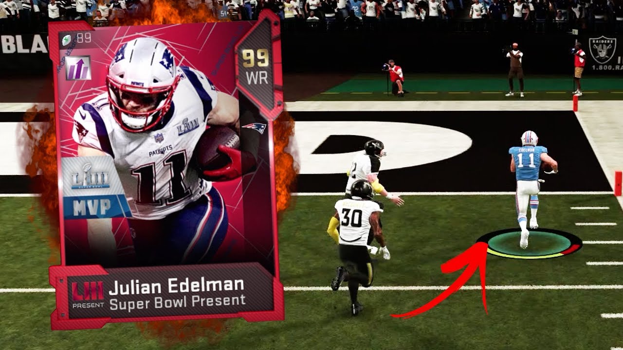 99 Overall Julian Edelman Super Bowl MVP Is UNSTOPPABLE - Madden 19 Gameplay