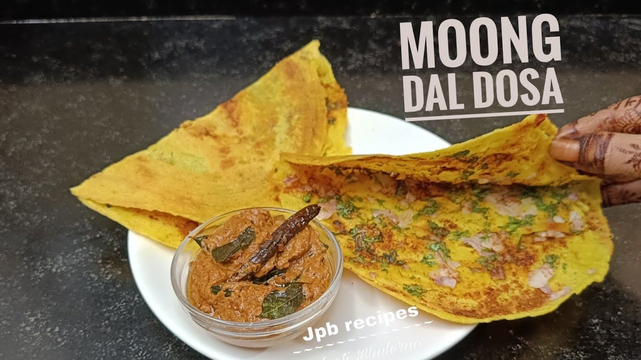 Moong Dal Dosa Recipe | हाई प्रोटीन नाश्ता | Instant dosa  | Snacks recipe | jpb recipes 